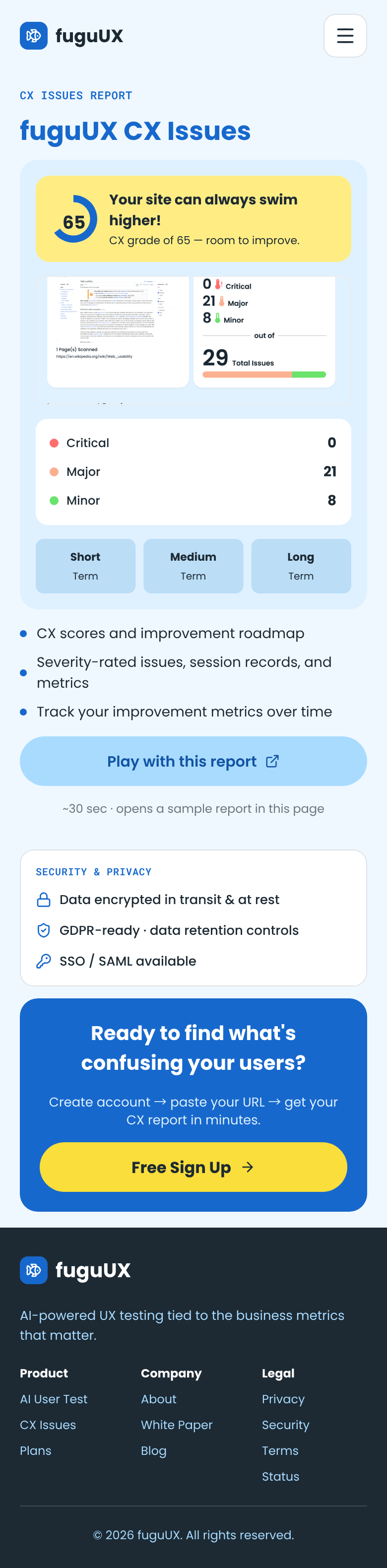 Final — Mobile Footer